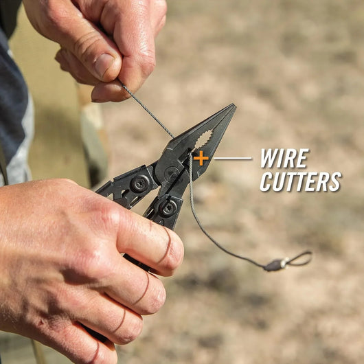 Gerber Gear Suspension-NXT 15-in-1 EDC Multi tool with Pocket Knife, Needle Nose Pliers and Wire Stripper Tools, Gifts for Men, Survival and Camping Gear, Stainless Steel - Tekeno