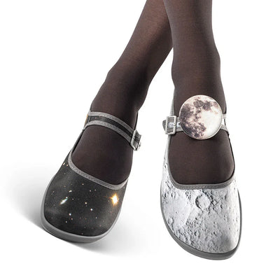 Chocolaticas® Nocturne Women's Mary Jane Flat - Tekeno