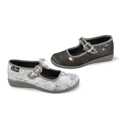 Chocolaticas® Nocturne Women's Mary Jane Flat - Tekeno