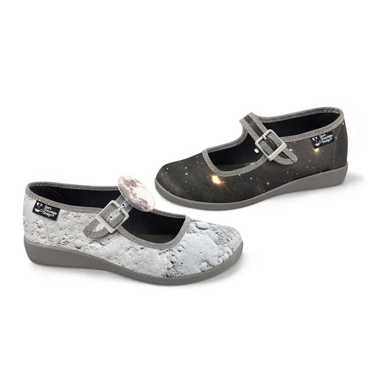 Chocolaticas® Nocturne Women's Mary Jane Flat - Tekeno