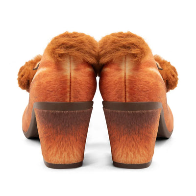 Chocolaticas® Mid Heels Nutty Cheeks Women's Mary Jane Pump - Tekeno