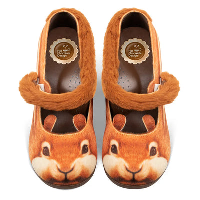 Chocolaticas® Mid Heels Nutty Cheeks Women's Mary Jane Pump - Tekeno