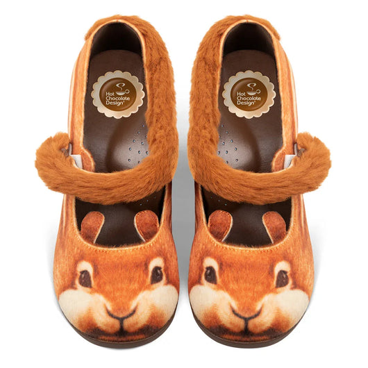 Chocolaticas® Mid Heels Nutty Cheeks Women's Mary Jane Pump - Tekeno