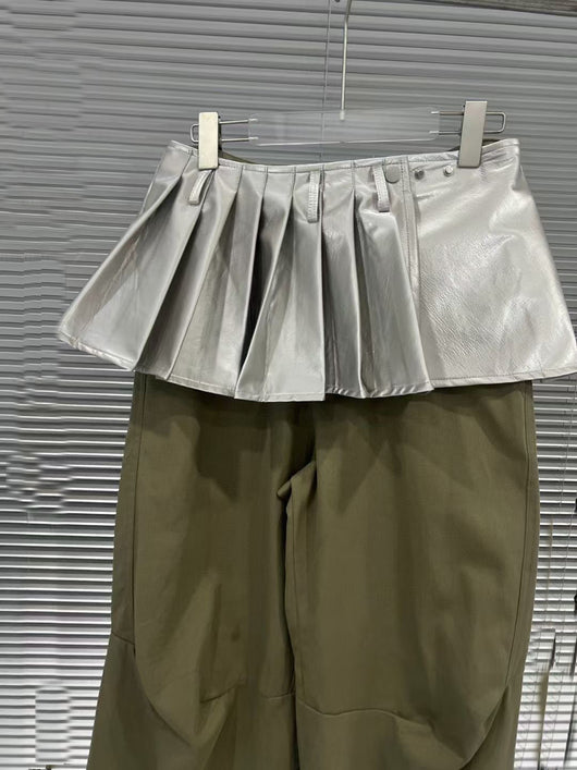 Pantalón Workwear Ancho de Pierna Suelta Estilo Hot Girl - Image 13