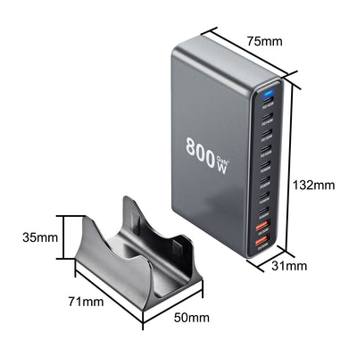 Cargador de Escritorio Multifuncional 800W con Tecnología Gallium Nitride PD - Image 20