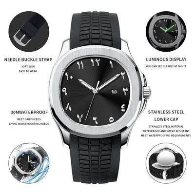 Reloj Deportivo Resistente con Banda de Silicona y Diseño Militar - Image 28