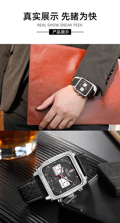 Reloj Inteligente Cuadrado Multifunción Impermeable con Calendario y Luz Nocturna - Image 20