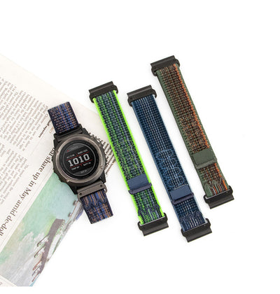 Correa de Reloj de Tela con Velcro y Liberación Rápida para Hombre - Image 11