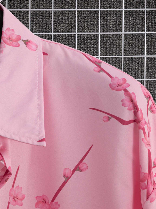 Camisa Estampada Floral de Manga Corta - Image 13