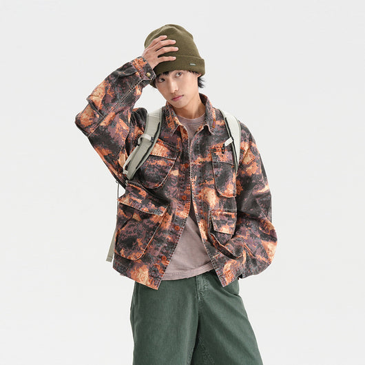 Chaqueta de Trabajo Camuflaje Tie-Dye para Hombre - Image 67
