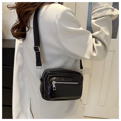 Bolsa Crossbody Cuadrada Estilo Occidental con Correa Ancha - Práctica y Elegante - Image 57