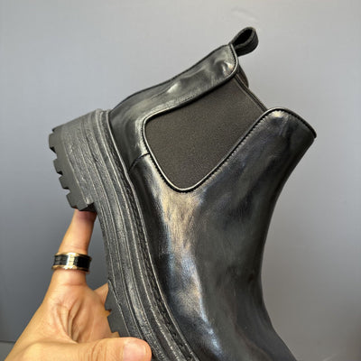 Botas Martin de Cuero Genuino Estilo Retro para Hombre - Image 34