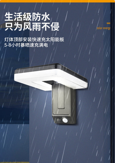 Lámpara Solar Inteligente Plegable para Muro Exterior con Sensor de Movimiento - Image 15