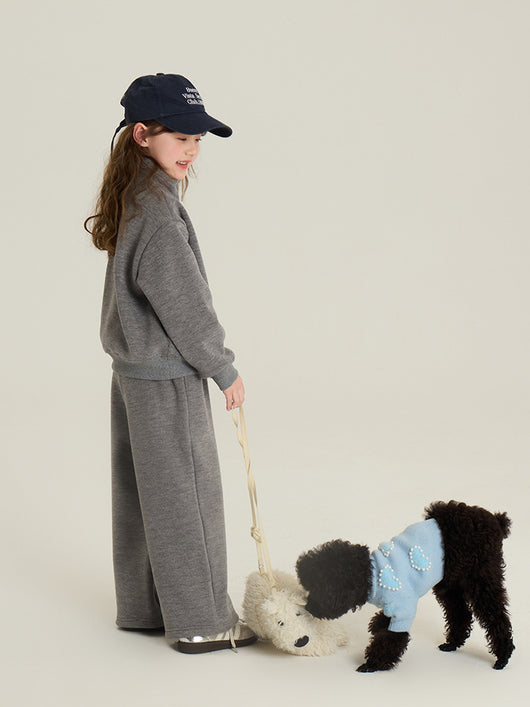 Conjunto Deportivo Infantil con Sudadera Polar y Pantalón Recto - Image 19