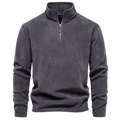 Sudadera Deportiva para Hombre con Cuello Alto y Cierre de Medio Zip - Image 24