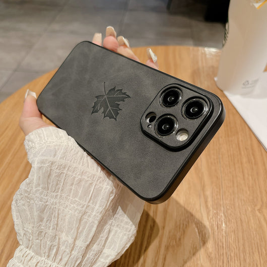 Funda para Teléfono Piel de Cordero Hoja de Arce - Protección Total - Image 9