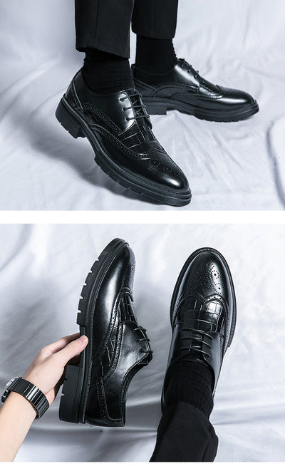 Zapatos Derby Casuales para Hombre - Estilo Británico Formal - Image 10