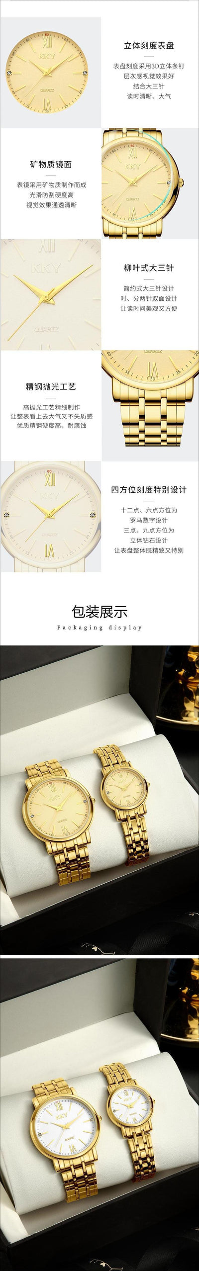 Reloj de Cuarzo Elegante con Esfera Redonda, Acero Inoxidable y Cristal de Zafiro - Image 18