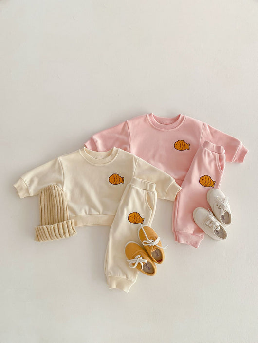 Conjunto de Pantalón y Suéter con Pez Bordado - Image 43