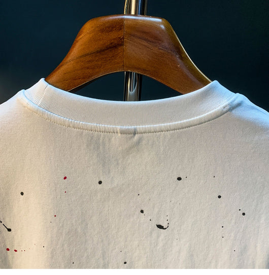 Playera Hombre Estampado Tinta Splash Manga Corta - Image 22