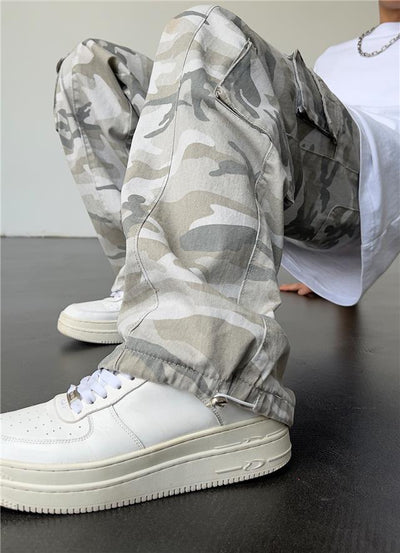 Pantalones Slim Drapeado de Corte Recto Estilo Urbano - Image 15