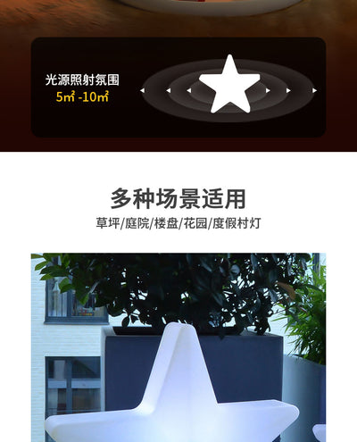 Estrella LED Luminosa Recargable con Control Remoto - Image 7