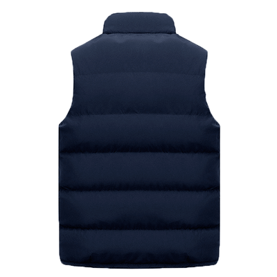 Chaleco Acolchado de Algodón para Hombre - Abrigo Casual sin Mangas - Image 10