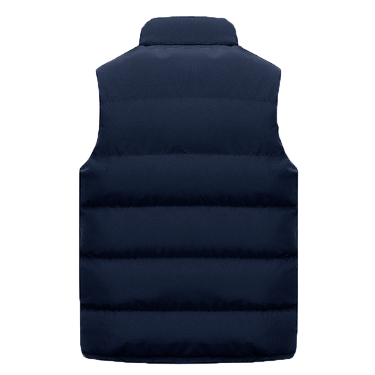 Chaleco Acolchado de Algodón para Hombre - Abrigo Casual sin Mangas - Image 10