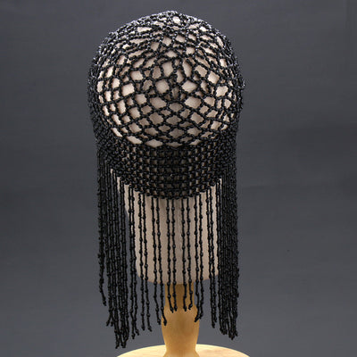 Tocado Danza Vientre Artesanal con Cuentas y Adornos para Cabello - Image 15