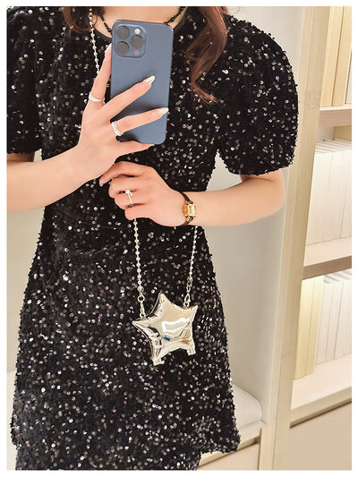 Bolsa Crossbody Estrella de Zinc con Diseño Brillante Minimalista - Image 56