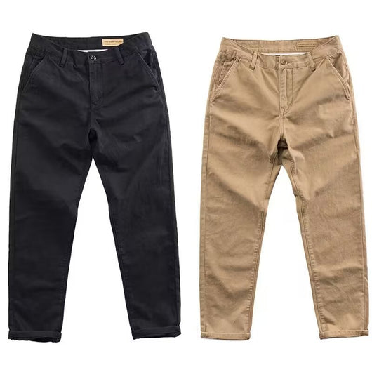 Pantalones Casuales Slim Elásticos de Alta Densidad para Hombre - Image 17