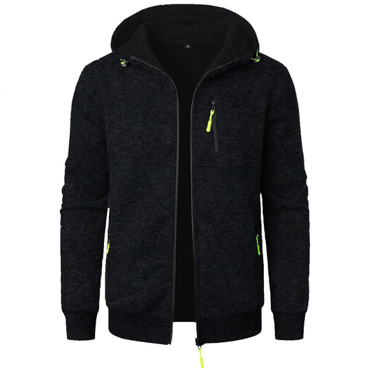 Cardigan Deportivo con Capucha Jacquard para Hombre - Image 19