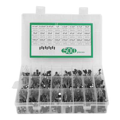 Kit de Muestra de 500 Capacitores Electrolíticos en Línea - 24 Especificaciones - Image 8