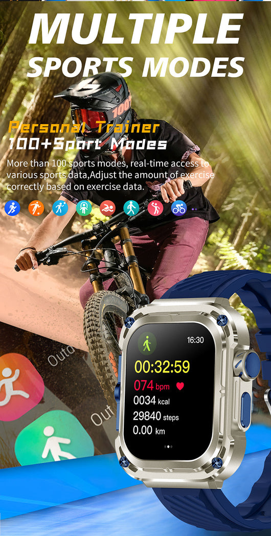 Reloj Inteligente Deportivo de Pantalla Grande con Monitor de Salud - Image 25