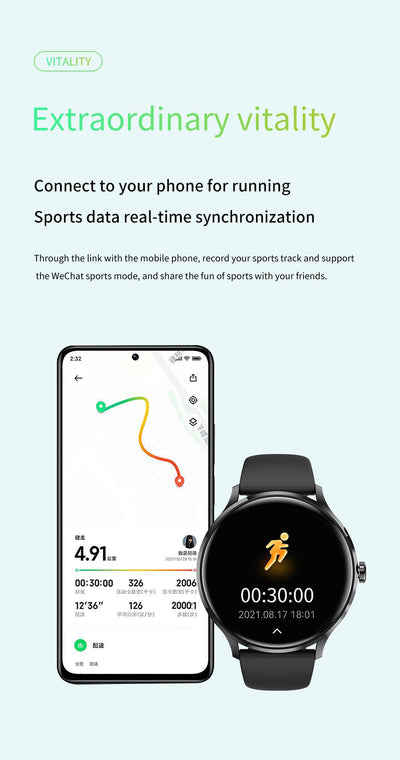 Reloj Inteligente con Llamadas Bluetooth y Monitor de Salud - Image 30