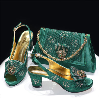 Zapatos Peep Toe con Tacón Grueso y Detalles de Strass - Image 15