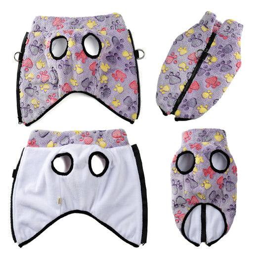 Chaqueta Térmica de Franela para Mascotas - Abrigo Cálido Otoño e Invierno - Image 18