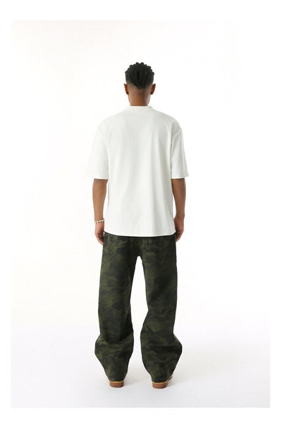 Jeans Rectos Estilo Camuflaje Lavado Clásico - Image 36