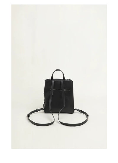 Mochila de Cuero Genuino con Cierre de Cremallera - Image 17