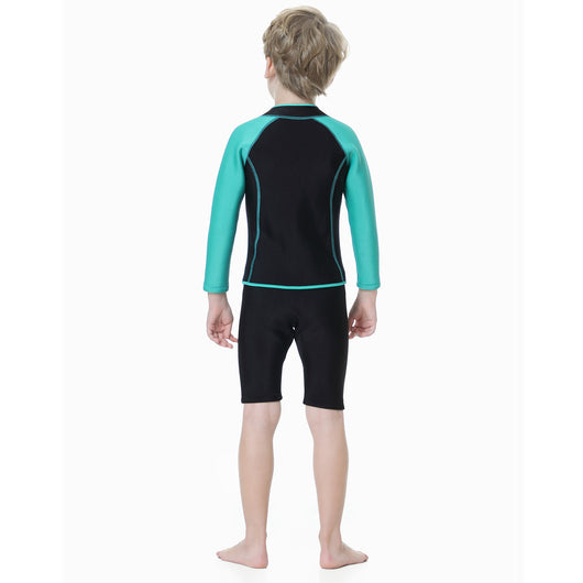 Traje de Buceo Infantil de Dos Piezas con Manga Larga - Image 30