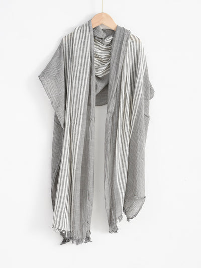 Bufanda Hombre Rayas Primavera Verano - Diseño Bicolor Versátil - Image 70