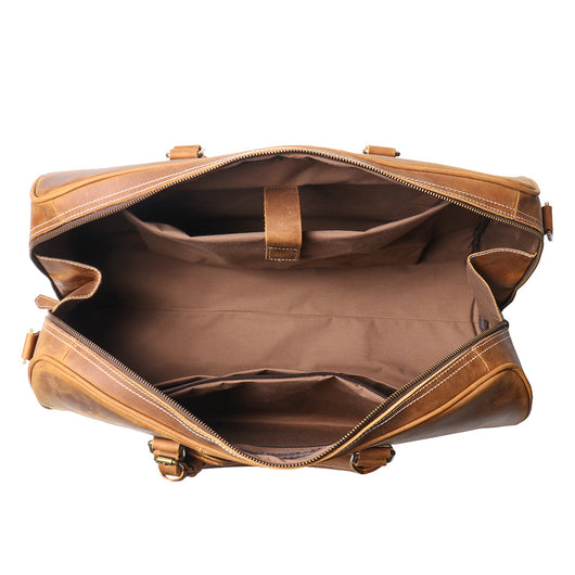 Bolsa de Viaje Portátil para Hombre en Cuero Genuino Estilo Retro - Image 61