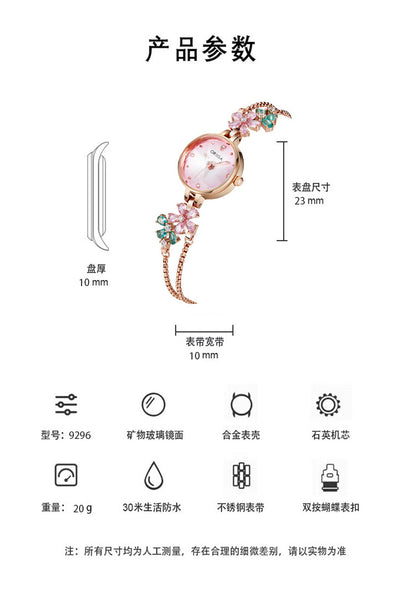 Reloj Pulsera para Mujer con Diamantes Incrustados - Image 10