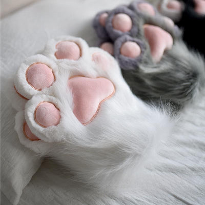 Pantuflas Cálidas con Forro Polar y Diseño de Patita de Gato - Image 16