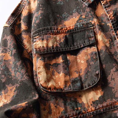 Chaqueta de Trabajo Camuflaje Tie-Dye para Hombre - Image 33