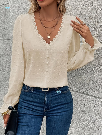 Blusa Minimalista de Manga Larga para Mujer - Versátil y Elegante - Image 17