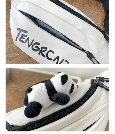 Bolsa Pecho Hombre Estilo Japonés Crossbody Deportiva con Compartimentos Cargo - Image 31