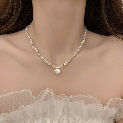 Collar y Pulsera de Perlas de Agua Dulce Naturales - Image 12