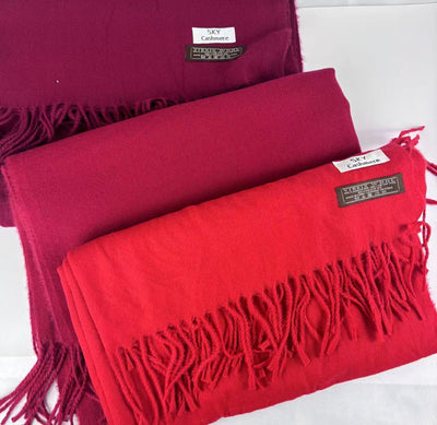 Bufanda de Cachemira con Borlas para Otoño e Invierno - Image 19