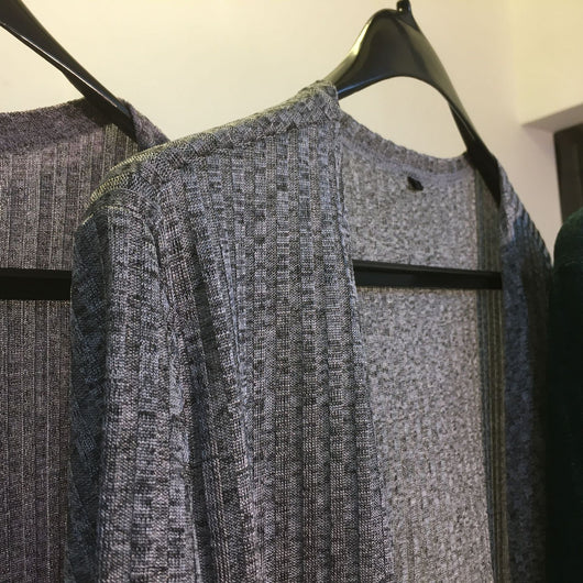 Cardigan Tejido Largo para Mujer - Abrigo Suéter Versátil - Image 45